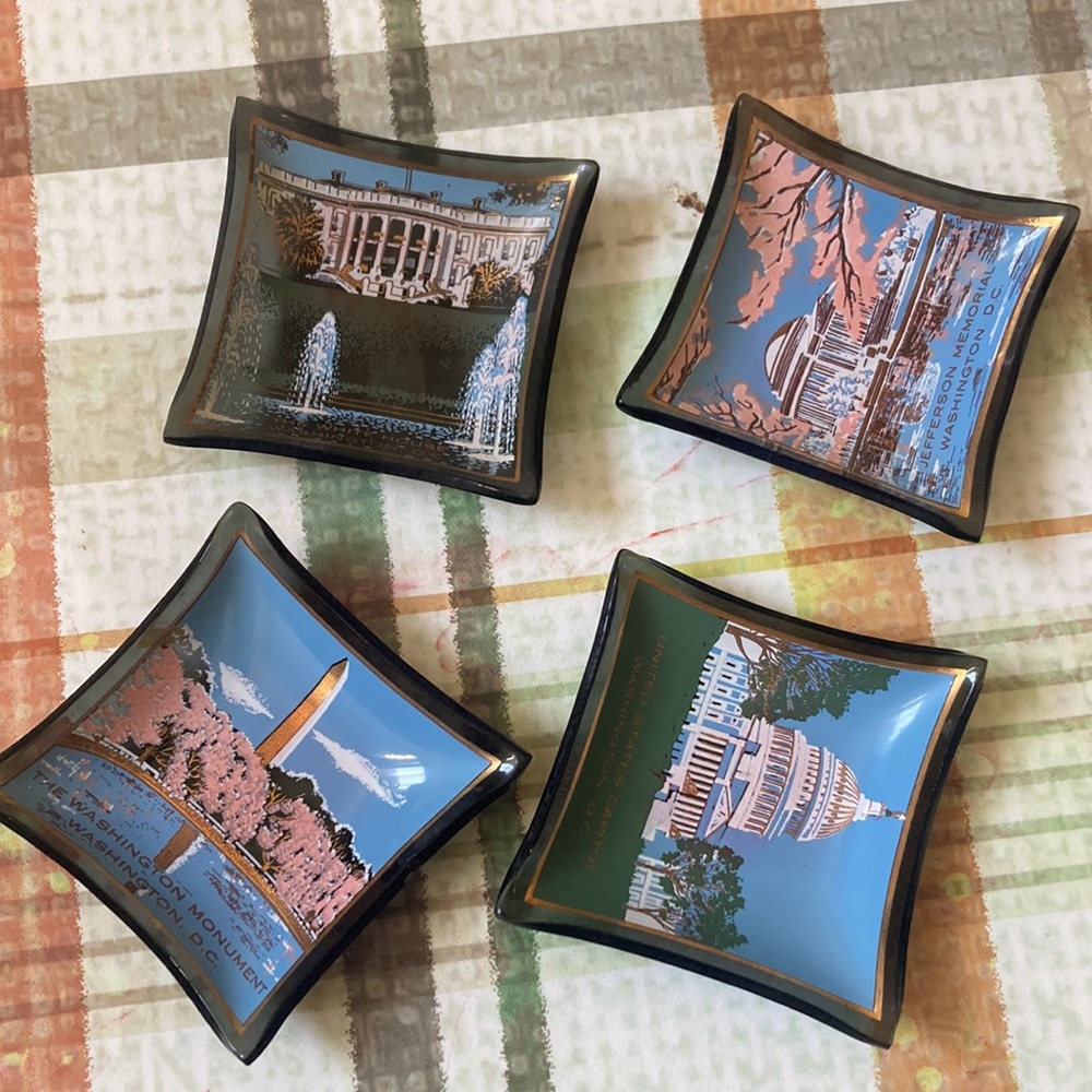 4 glassware containers with capital Washington DC images - Picture 7 of 7